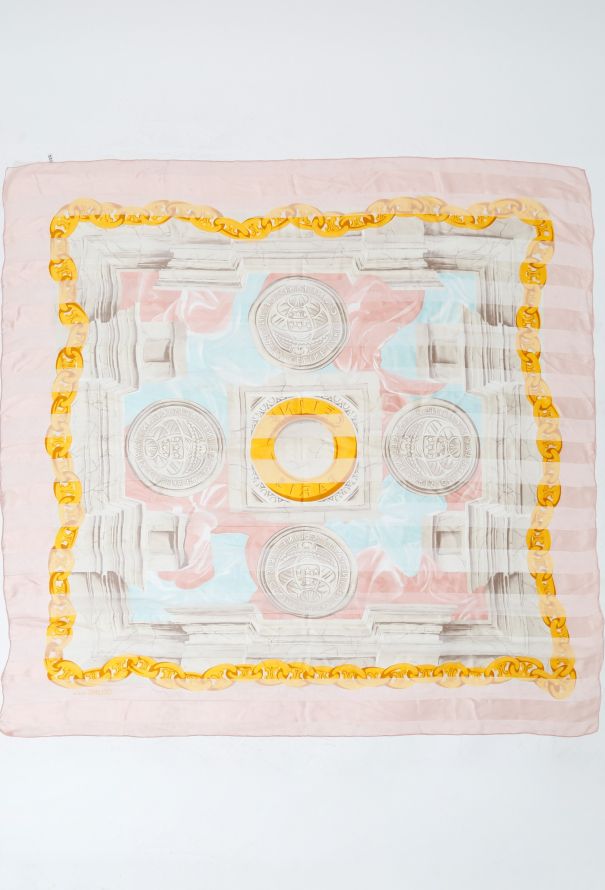Céline Vintage Logo Chainlink Scarf - 4