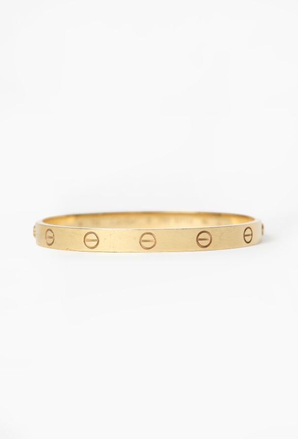 Cartier 18k Yellow Gold Classic Love Bracelet - 5