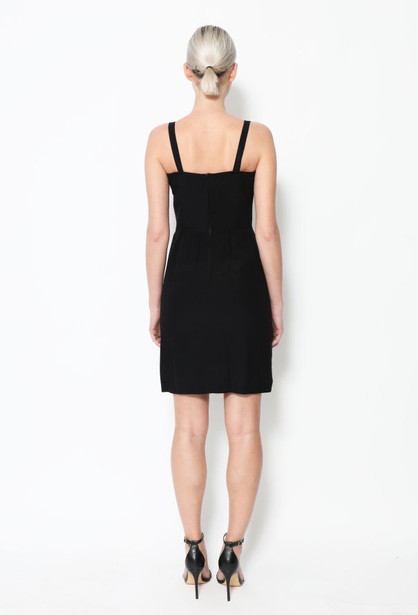 Guy Laroche '80s Mini Strap Dress - 3
