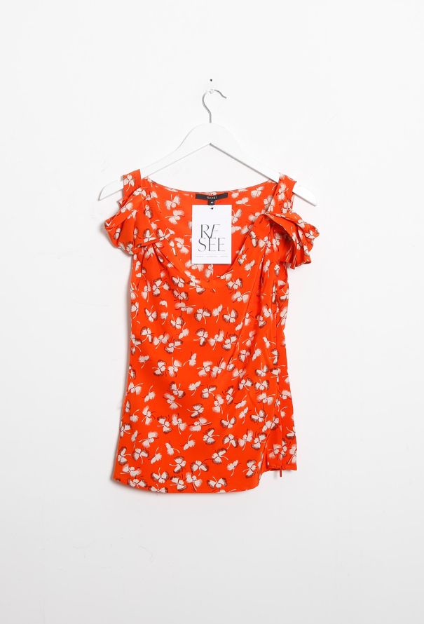 Gucci S/S 2006 Floral Ruffle Blouse - 7