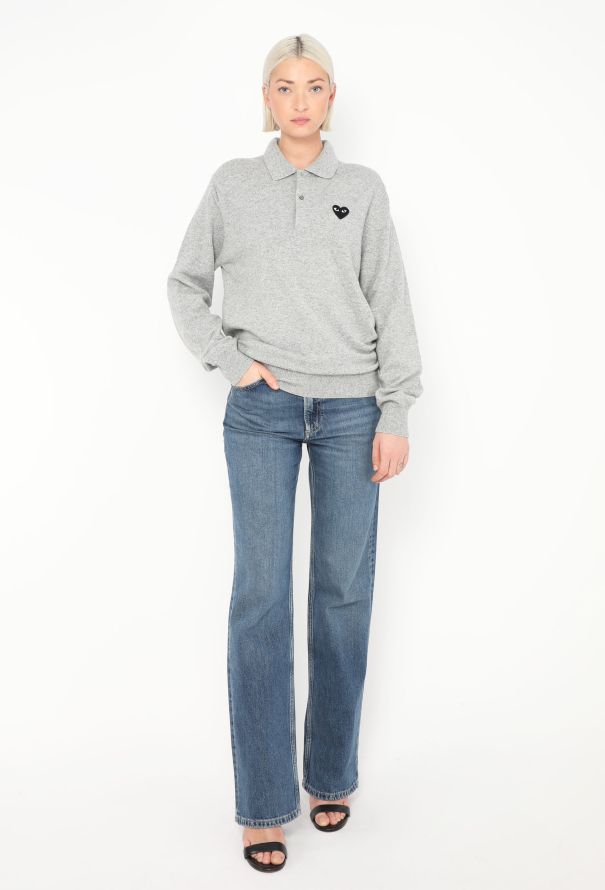 Comme des Garçons 2007 Logo Knit Polo - 2