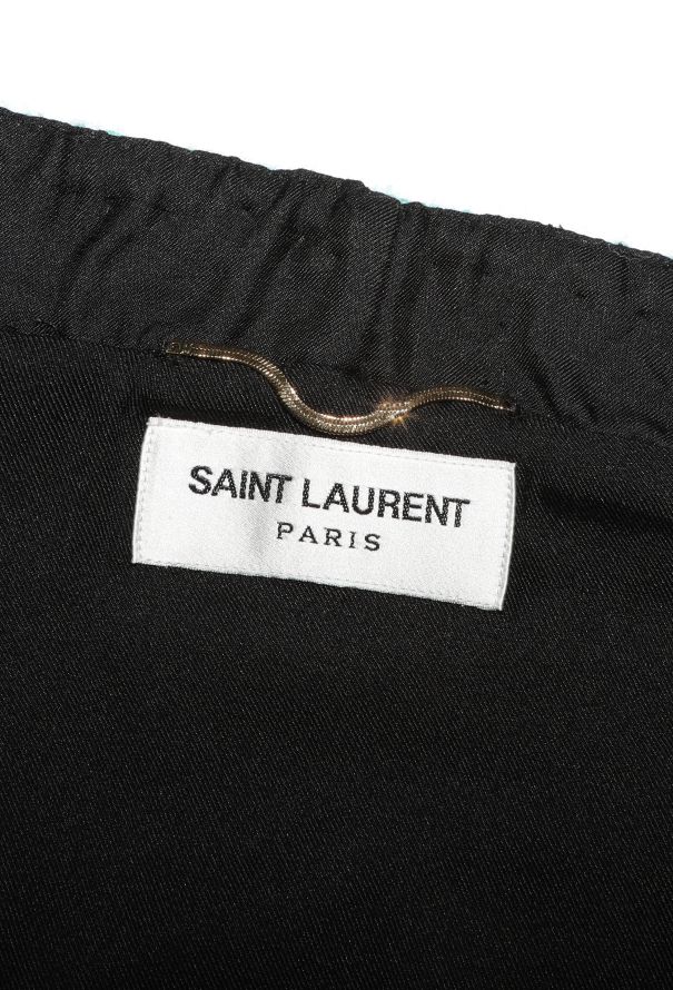 Saint Laurent F/W 2021 Tweed Fur Trim Skirt - 7