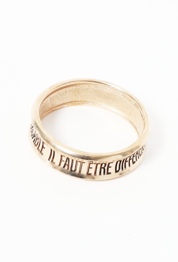 Chanel Iconic S/S 2007 Engraved Bangle - 8