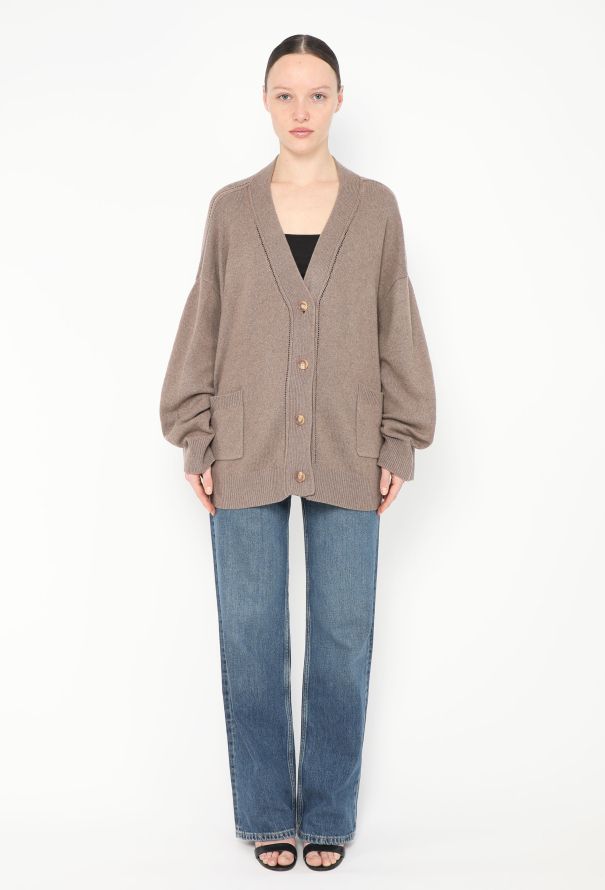 Toteme 2019 Oversized Cashmere Cardigan - 3