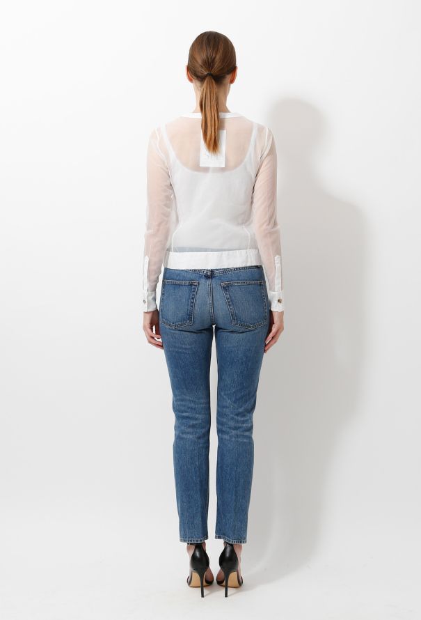 Céline Transparent Chiffon Cardigan - 5