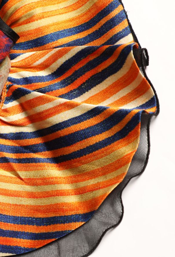 Balenciaga Iconic F/W 2007 Ikat Silk Dress - 8