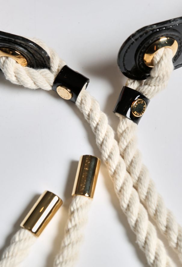 Louis Vuitton Resort 2010 Patent Leather Rope Belt - 5