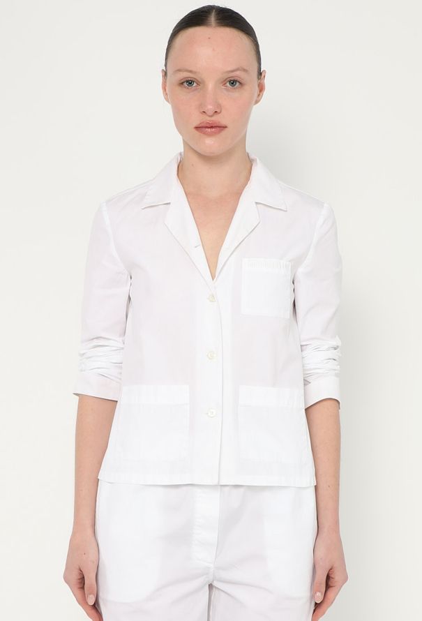 Miu Miu Poplin Pajama Top, F/W 2024 - 1