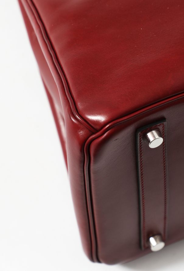 Hermès Rouge H Box Birkin 35 - 10