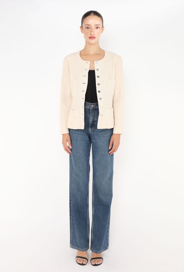 Chanel 1995 Mirrored 'CC' Tweed Jacket - 3