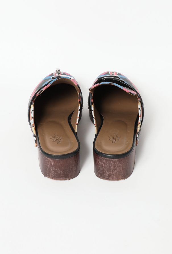 Hermès 2021 'Carlotta Cavalcadour' Leather Clogs - 5