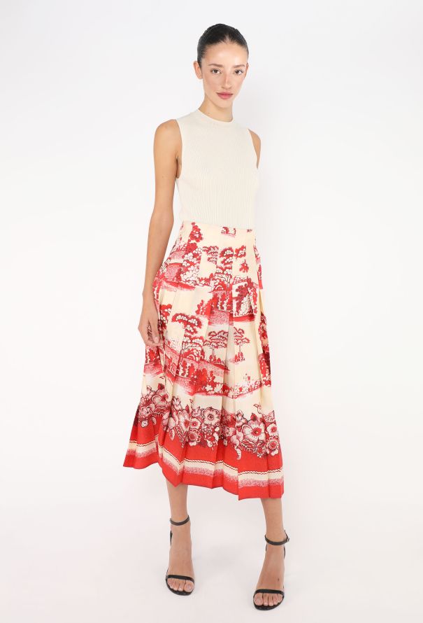 Gucci Porcelain Jardin Skirt, Resort 2017 - 5
