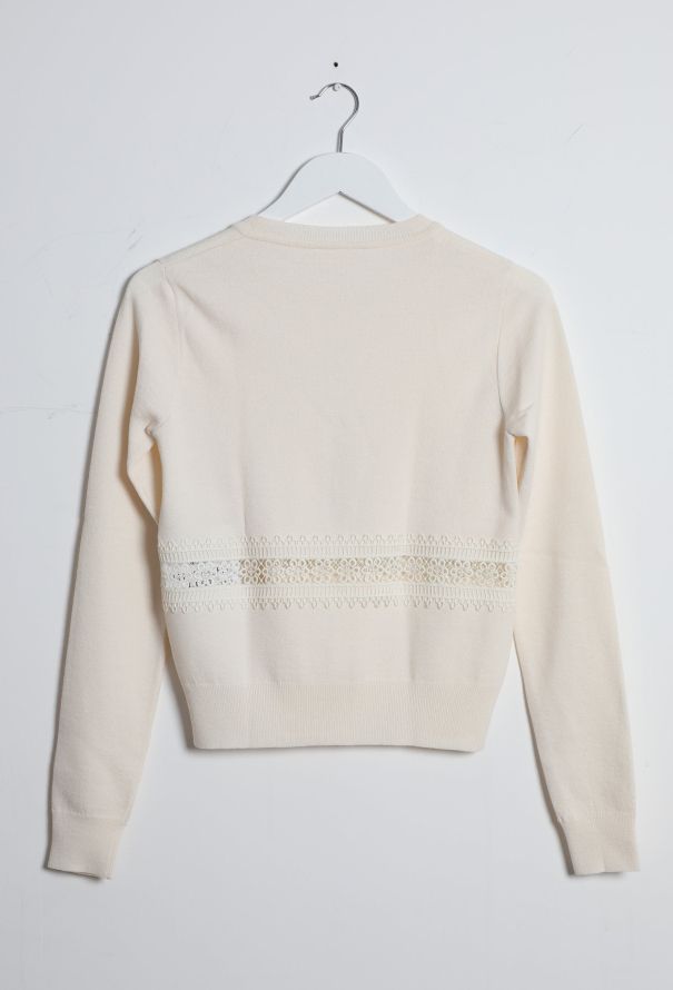 Chloé 2015 Crochet Detail Sweater - 9