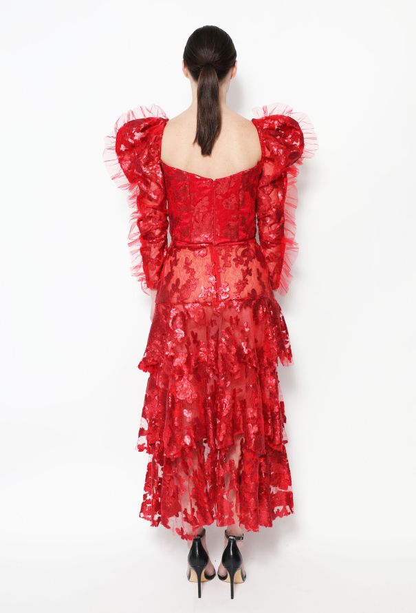 Rodarte S/S 2017 Sequin Sweetheart Ensemble - 4