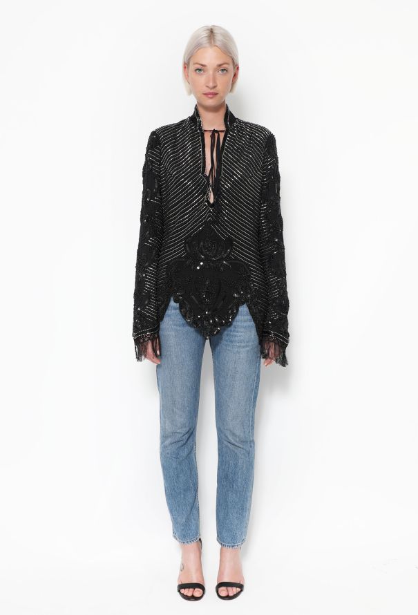 Rodarte S/S 2016 Embroidered Silk Tunic - 3