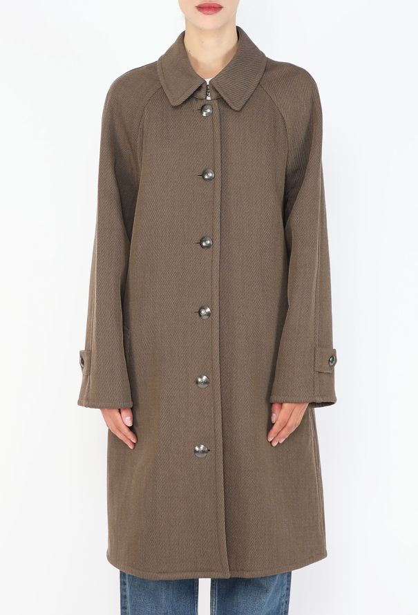 Chanel Vintage Twill 'CC' Car Coat - 3