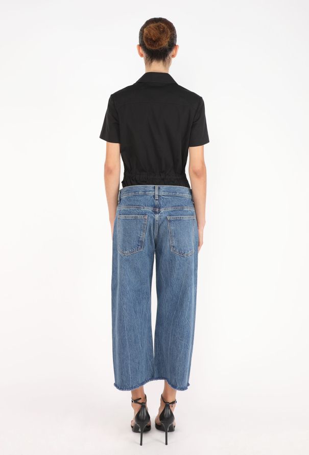 Khaite Kerrie Denim Cropped Jeans - 4