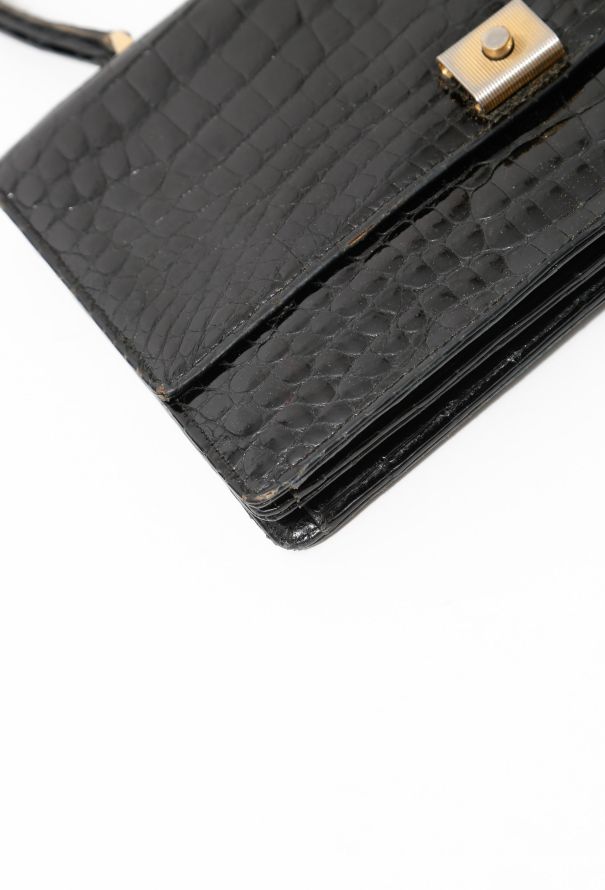 '60s Crocodile Piano Bag - 6