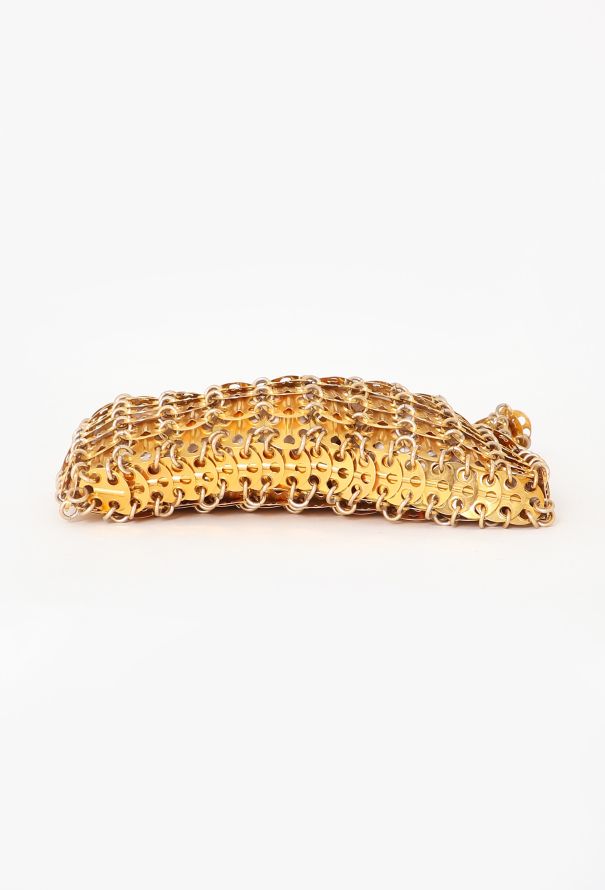 Paco Rabanne '60s Gold Chainmail Disc Shoulder Bag - 6
