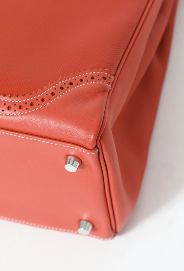 Hermès Limited Edition Sanguine Kelly Ghillies 35 - 10
