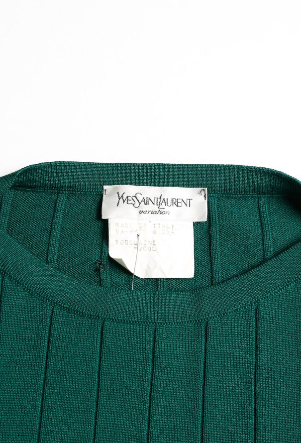 Saint Laurent 1995 Épaulette Knit Pullover - 4