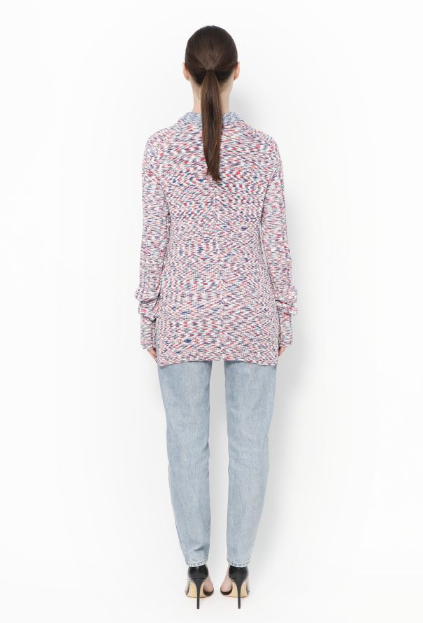 Céline 2014 Ribbed Knit Sweater Red, white & blue - 4