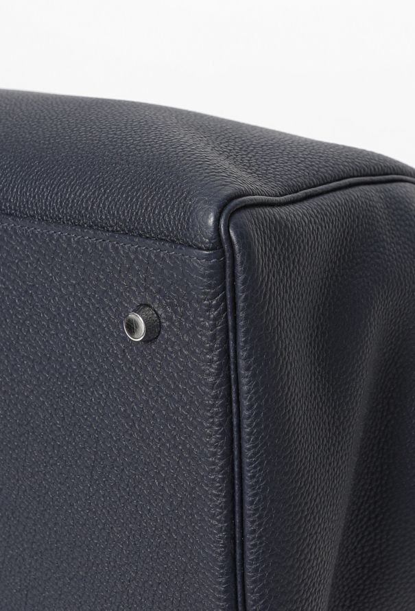 Hermès Bleu Nuit Togo Kelly Retourné 50 - 11