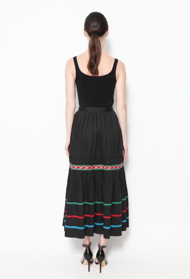 Saint Laurent Collector S/S 1977 Peasant Skirt - 4