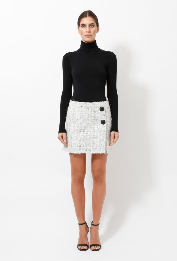 Balenciaga S/S 2013 Pleated Mini Skirt - 1