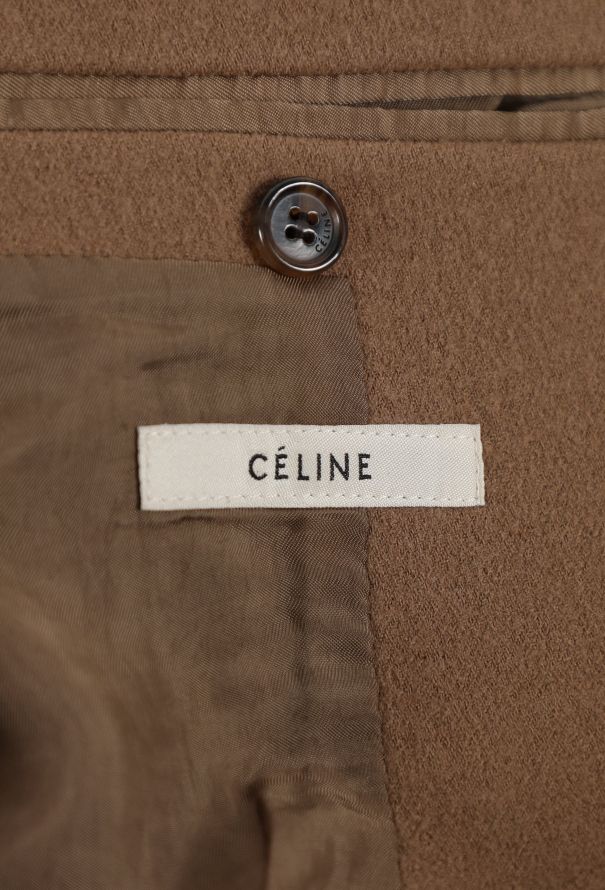 Céline 2011 Wool Classic Crombie Coat - 5