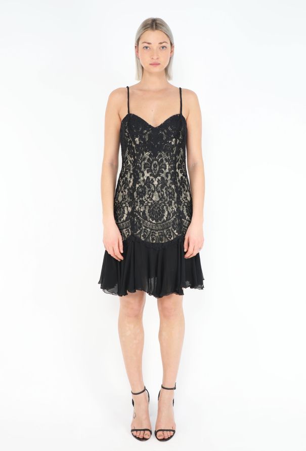 Christian Lacroix COLLECTOR F/W 1994 Baroque Lace Dress - 1