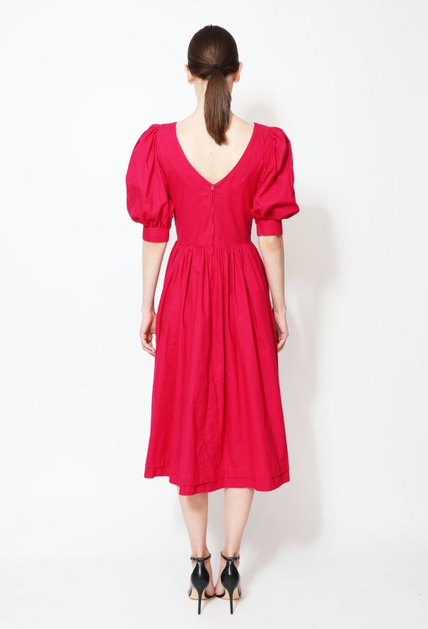 Exquisite Vintage Laura Ashley '80s Flared Puff Dress Ensemble - 4