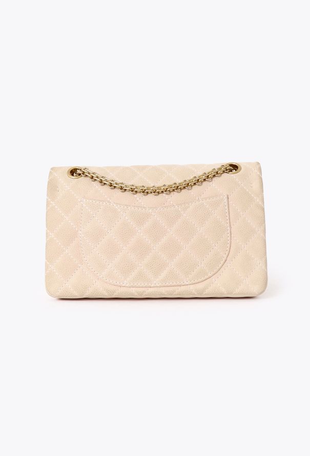 Chanel Pink Caviar 2.55 Medium Flap Bag - 4