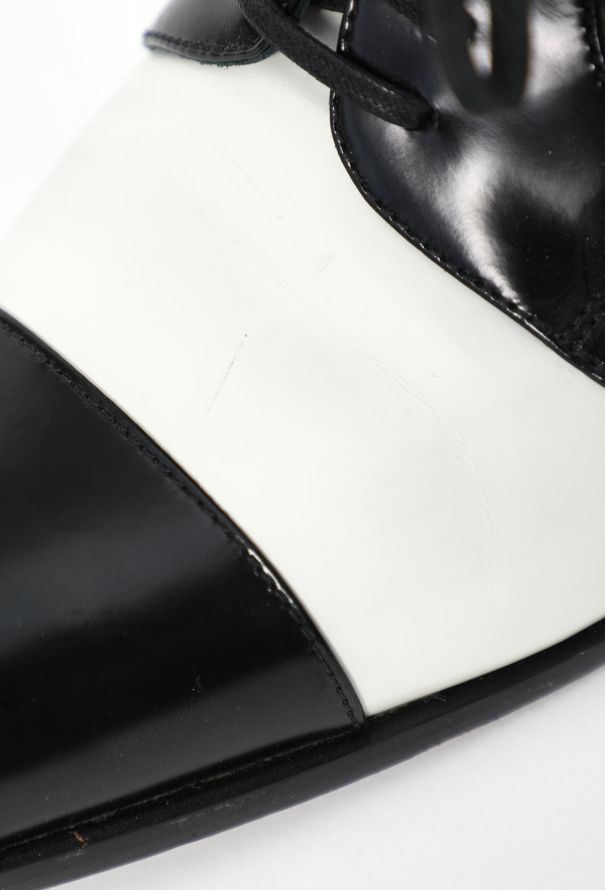 Prada 2018 Bicolor Leather Derbies - 8