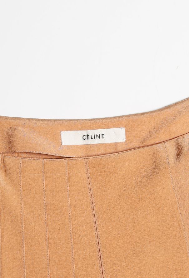 Céline Silk Crêpe Pleated Skirt - 4
