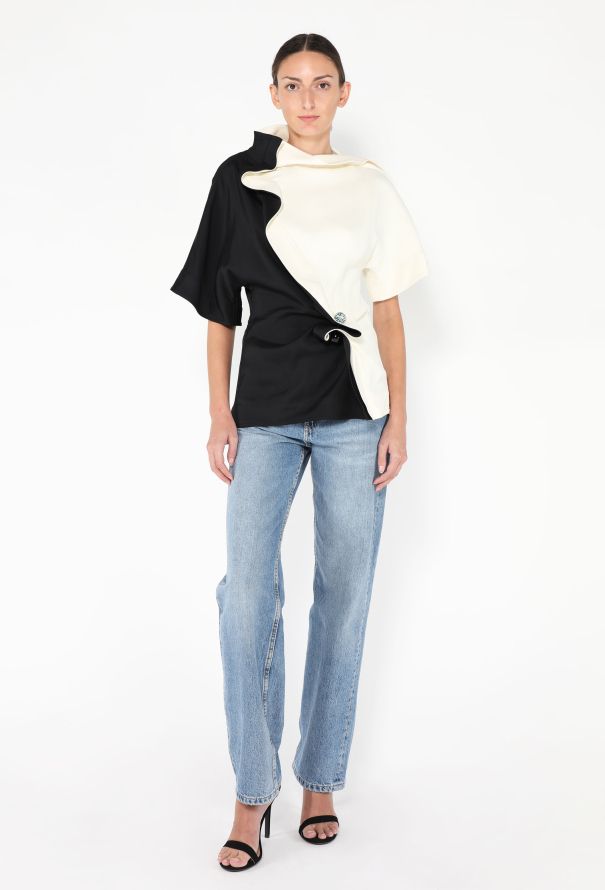 Bottega Veneta F/W 2024 Bicolor Brooch Top - 3