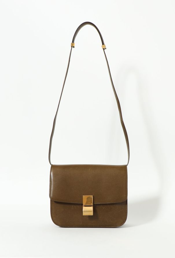 Céline Classic Box Bag in Olive Calfskin – S/S 2016 Runway - 1