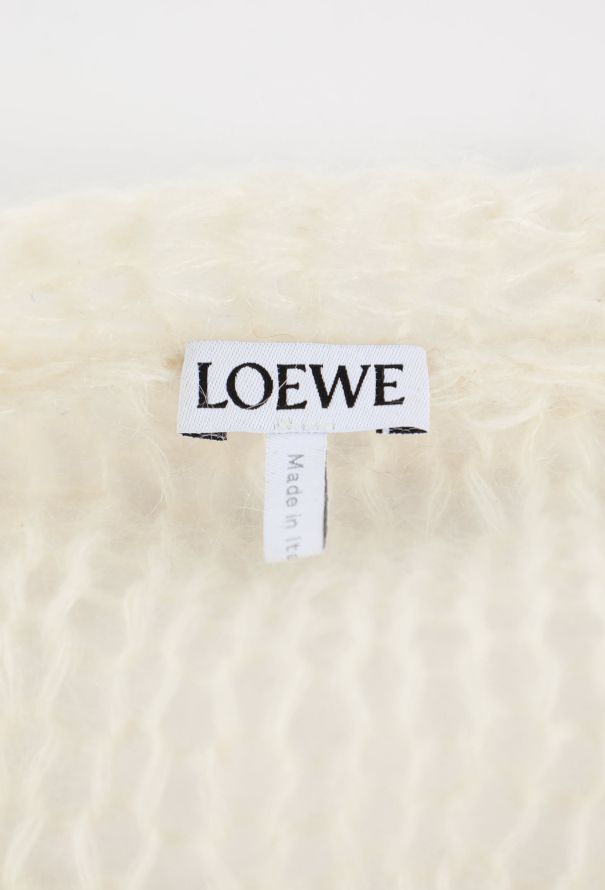 Loewe 2022 Mohair Anagram Cardigan - 6