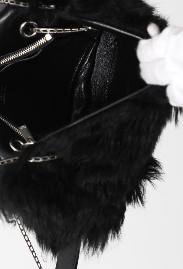 Céline Shearling Chainlink Flap Bag - 11