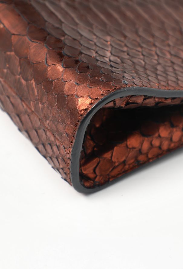 Tom Ford T Lock Mini Python Bag - 8