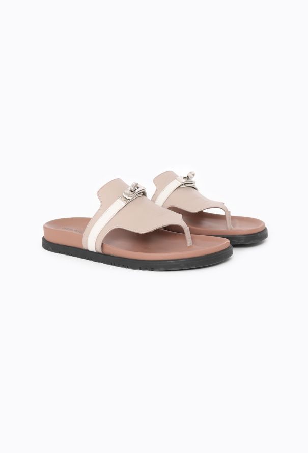 Hermès Empire Buckle Sandals - 4