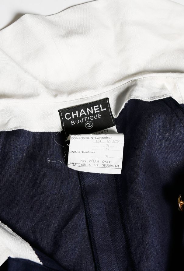 Chanel COLLECTOR S/S 1988 Linen Claudine Dress - 5