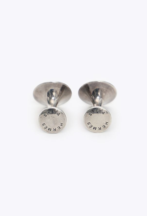 Hermès Vintage Sterling Rounded Cufflinks - 2