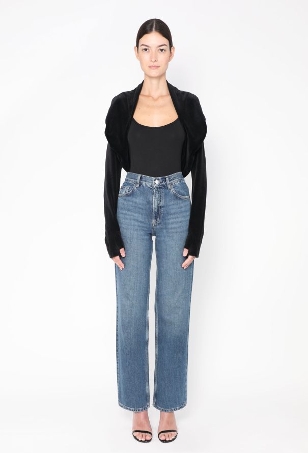 Matsuda '90s Velvet Glovelette Bolero - 3
