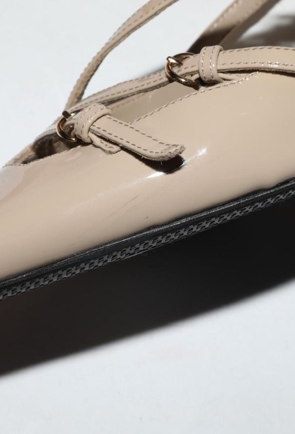 Miu Miu F/W 2023 Patent Strap Slingbacks - 8