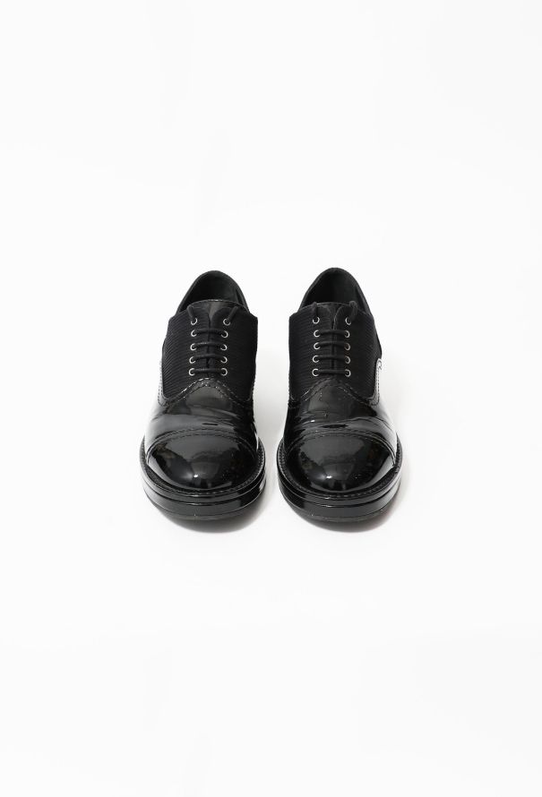Chanel 2015 Patent 'CC' Derbies - 2