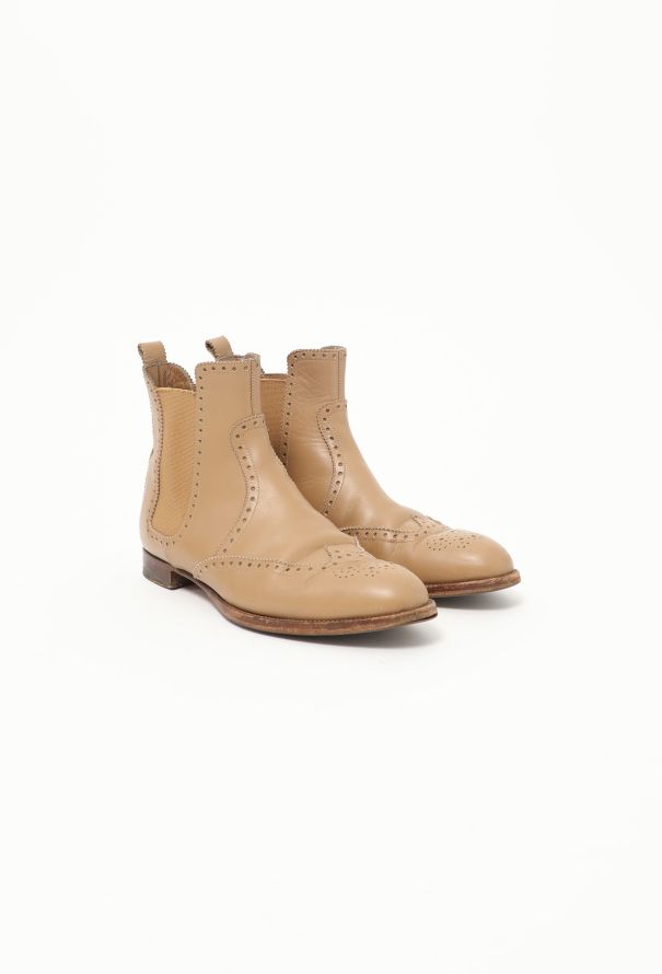 Hermès Brighton Brogue Ankle Boots - 2