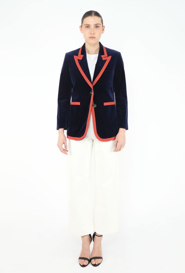 Gucci Pre-Fall 2017 Velvet Blazer - 3