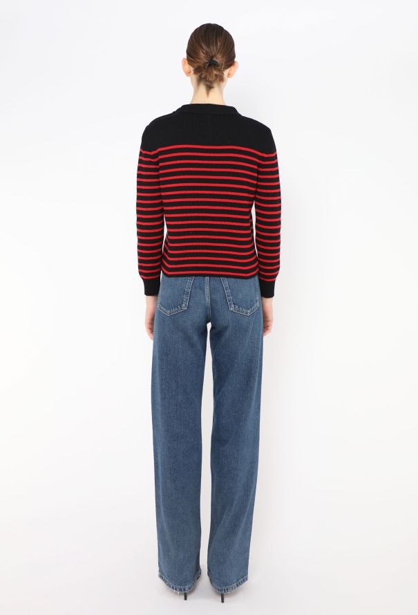 Saint Laurent 2013 Striped Knit Sweater - 3