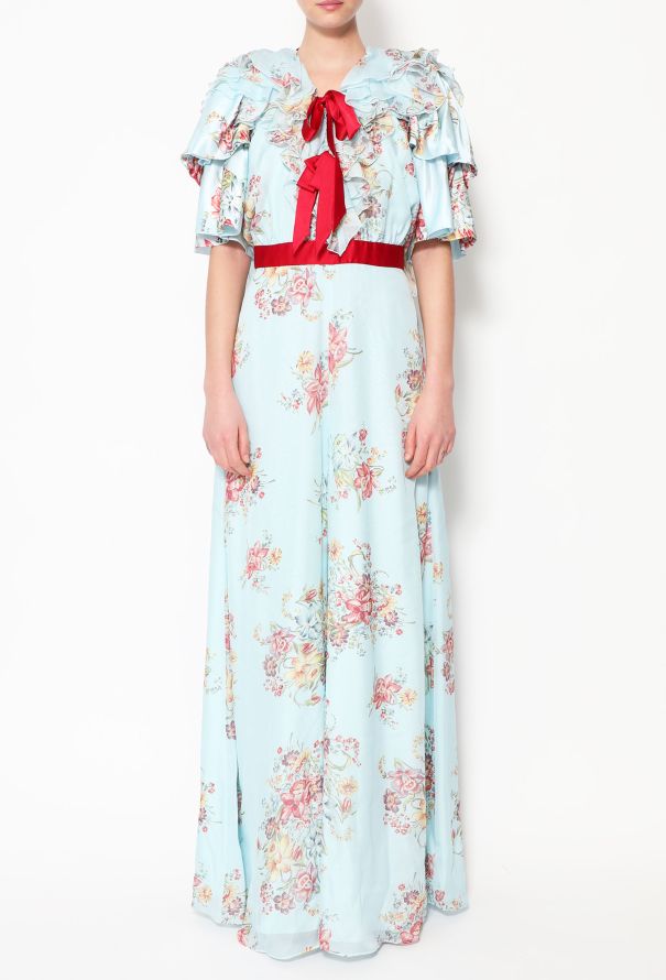 Rodarte F/W 2022 Floral Ruffled Jumpsuit - 3